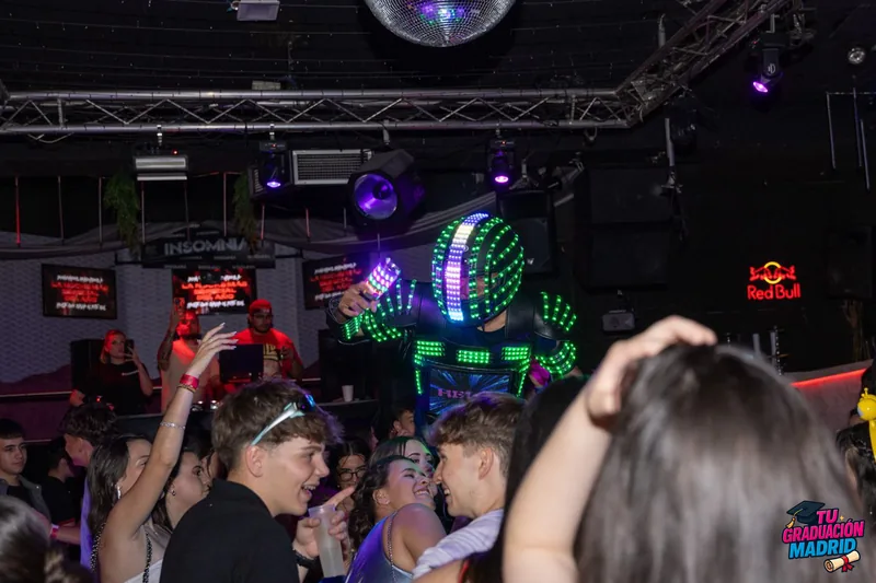 Graduación en discoteca en Madrid
